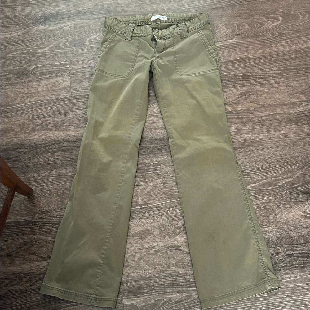 Zara Olive Women's Flare Jeans